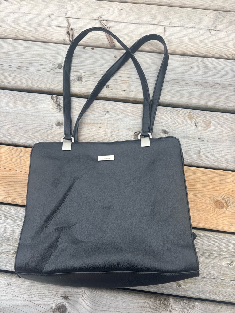 Vintage Liz Claiborne multi-compartment
Structures tote bag - black